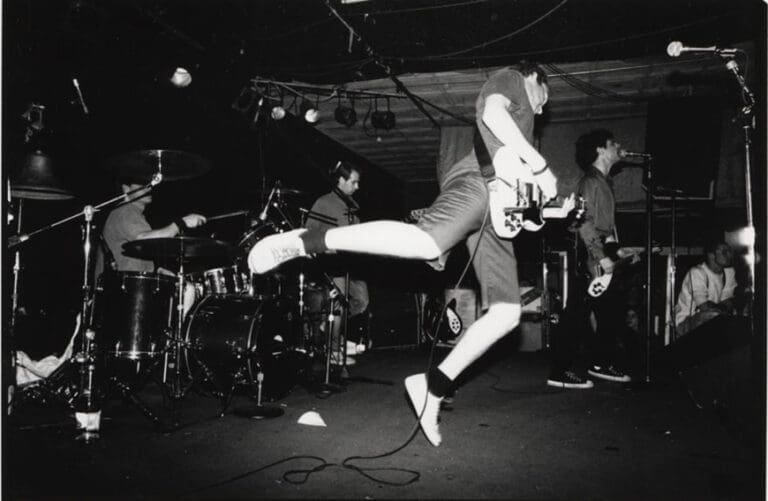Fugazi playing live